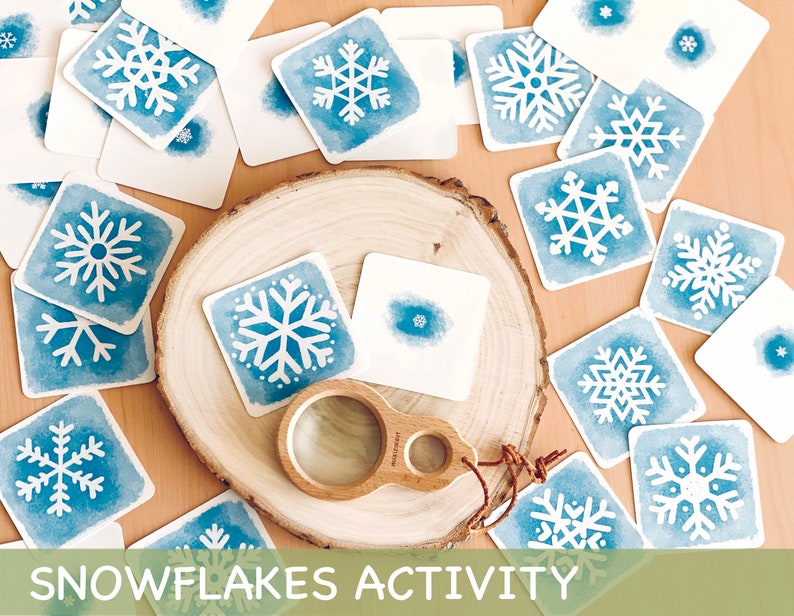 Montessori Snowflake Activity