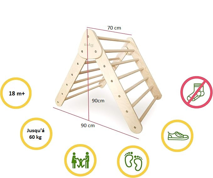 Triangle de PIKLER ESCALADE Montessori