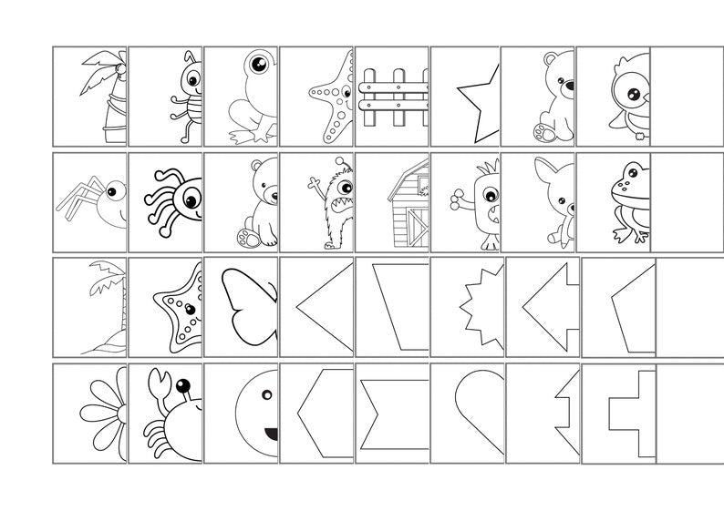 Montessori Symmetry Activity