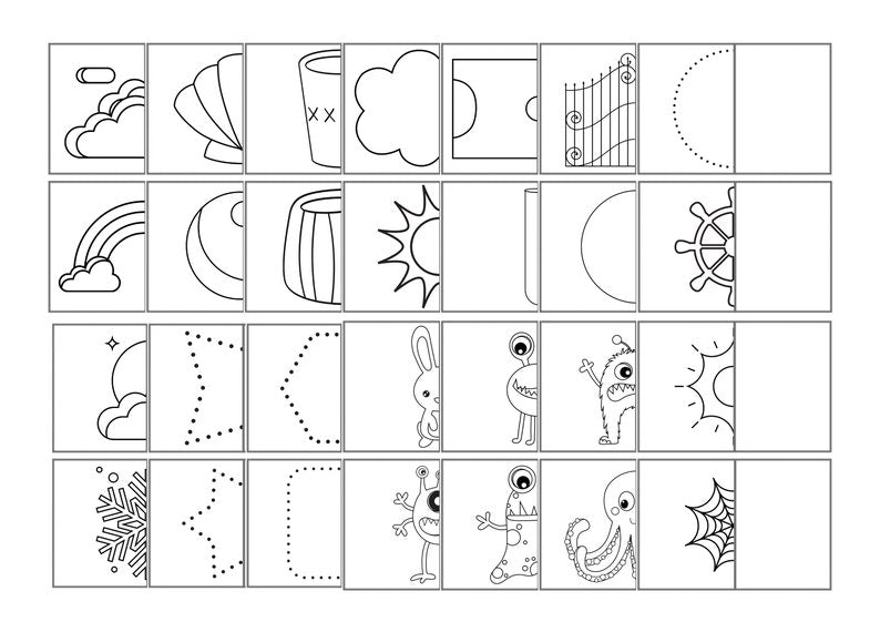 Montessori Symmetry Activity