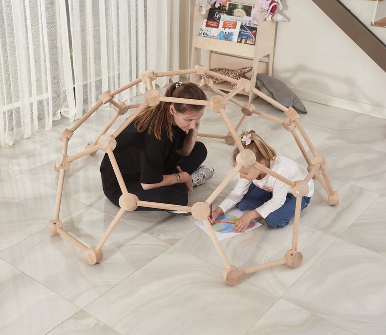 Ensemble de dômes Spider Climber Montessori